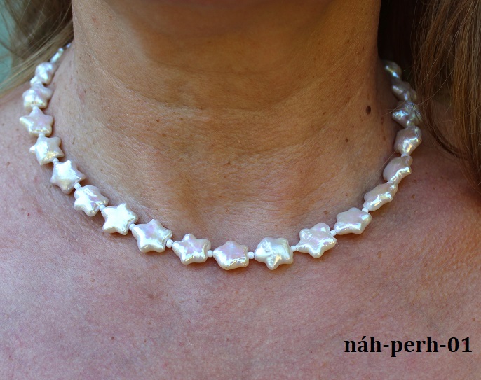 perly hviezdy chocker luxusn